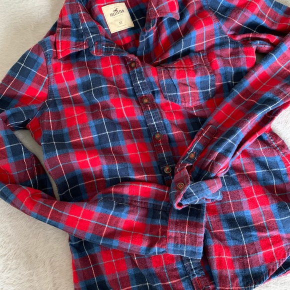 Hollister Plaid Lumberjack Button Up 🪵 - Picture 4 of 6